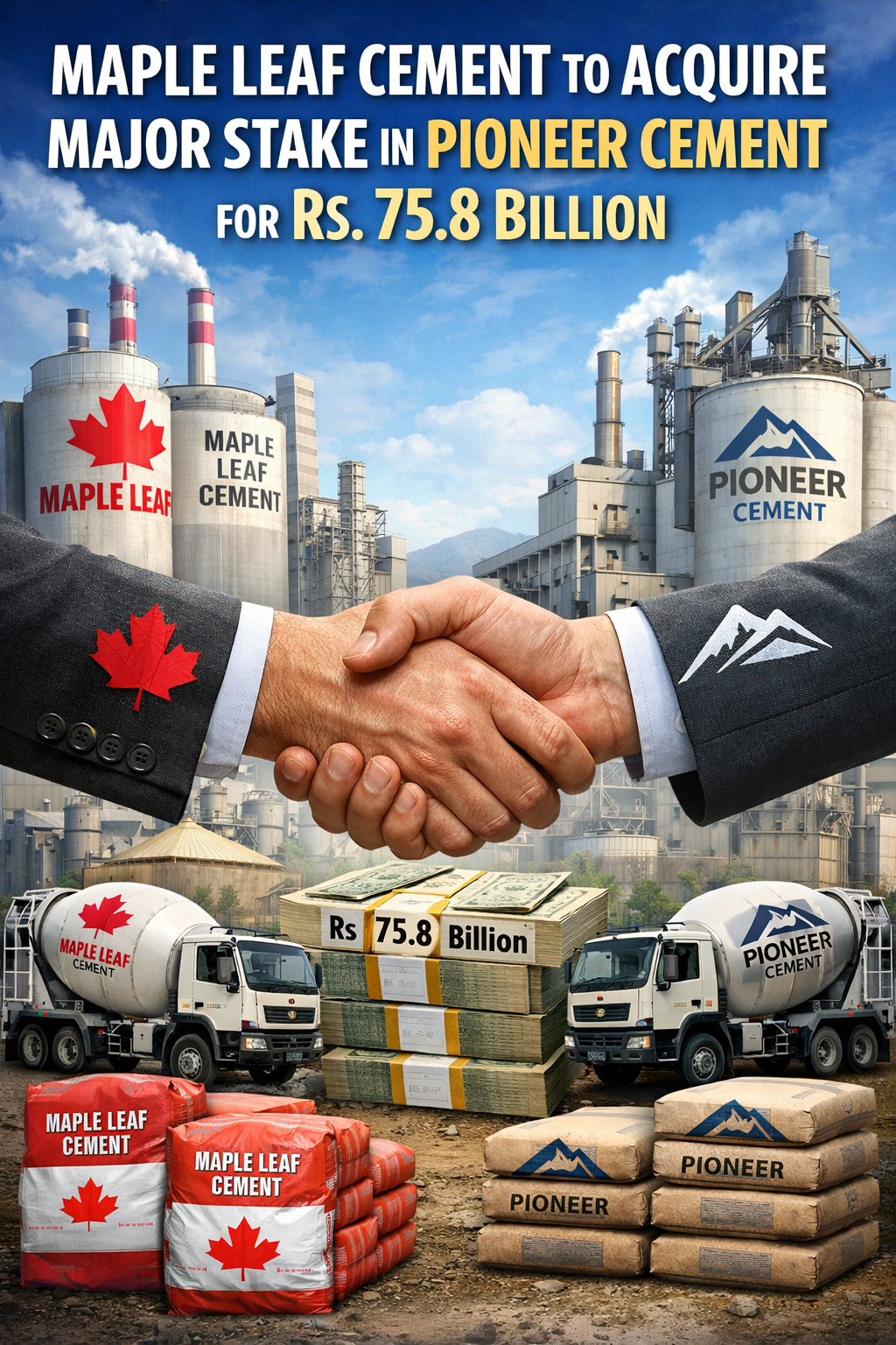 Maple Leaf Cement to Acquire Majority Stake in Pioneer Cement